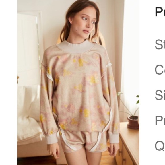 Urban Outfitters Tops - Urban Outfitters unit from under seamed pullover sweatshirt medium NWT